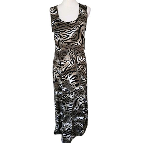 NY Collection Dresses & Skirts - NWT Stretch Animal Print Maxi Tank Dress NY Collection Sz M - New With Tags